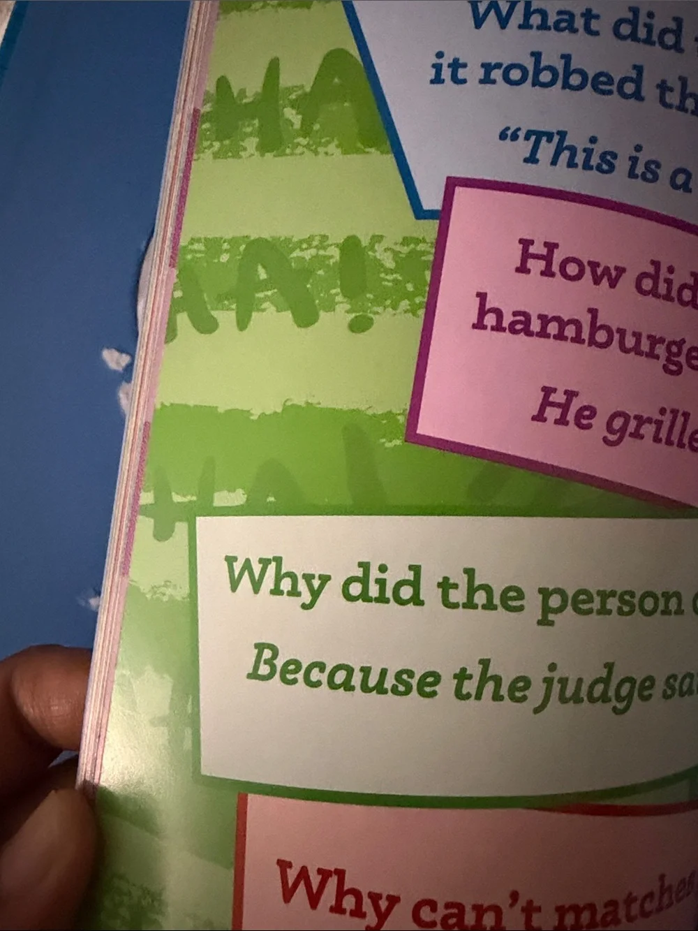 Scholastic Blue and Green Jokes & Pranks Book